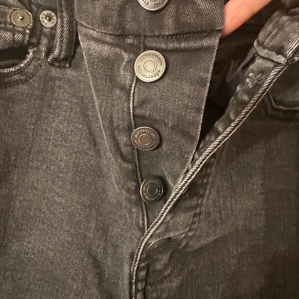 Aeropostale Dark Gray Curvy Jeggings